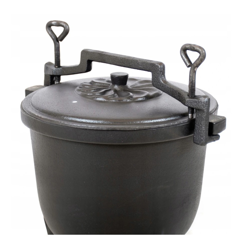 KOCIOŁEK ŻELIWNY EMALIOWANY GARNEK MYŚLIWSKI 10L Producent Meyerhoff