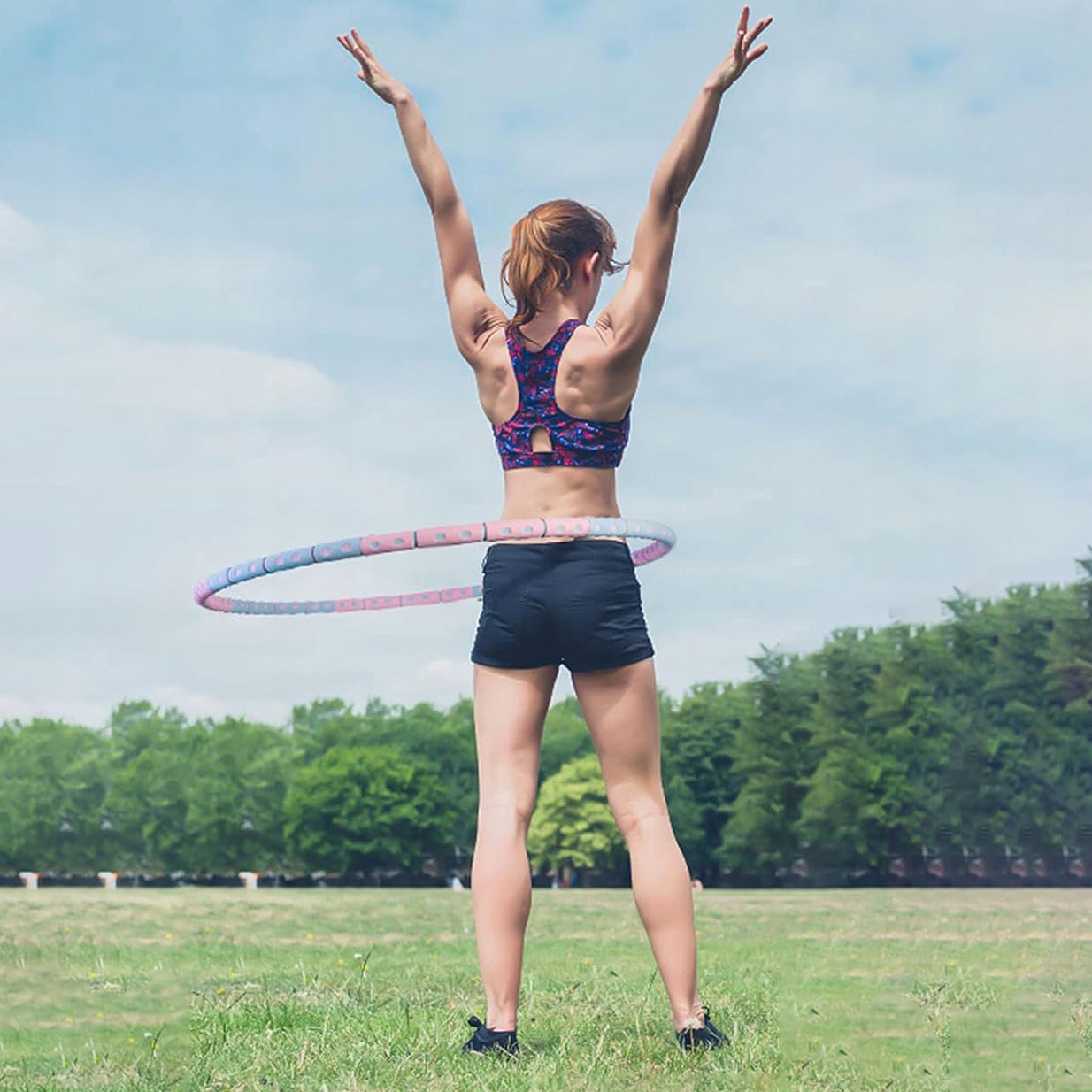 HULA HOP ODCHUDZAJĄCE SKŁADANE PIANKOWE PREMIUM ANTYPOŚLIZGOWE FIT.ME Kod producenta FM287