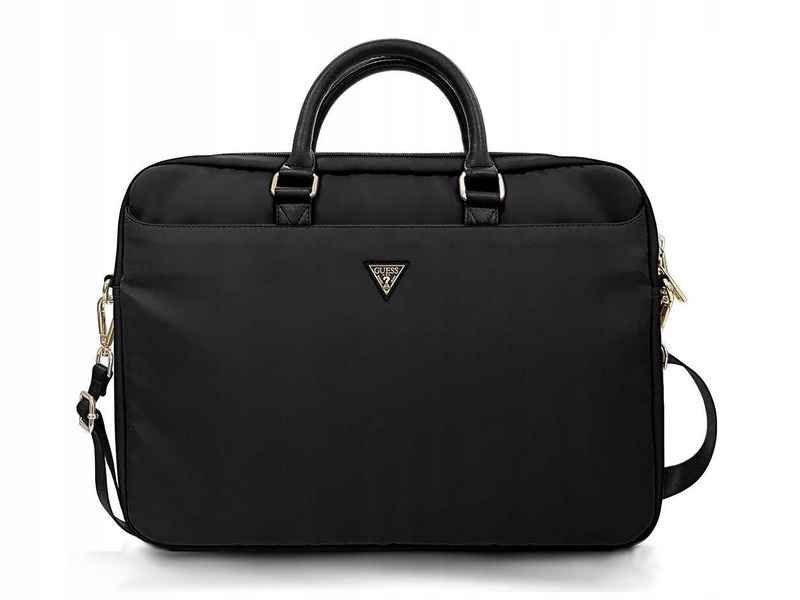 

Torba do laptopa Guess Nylon Triangle Logo Czarny