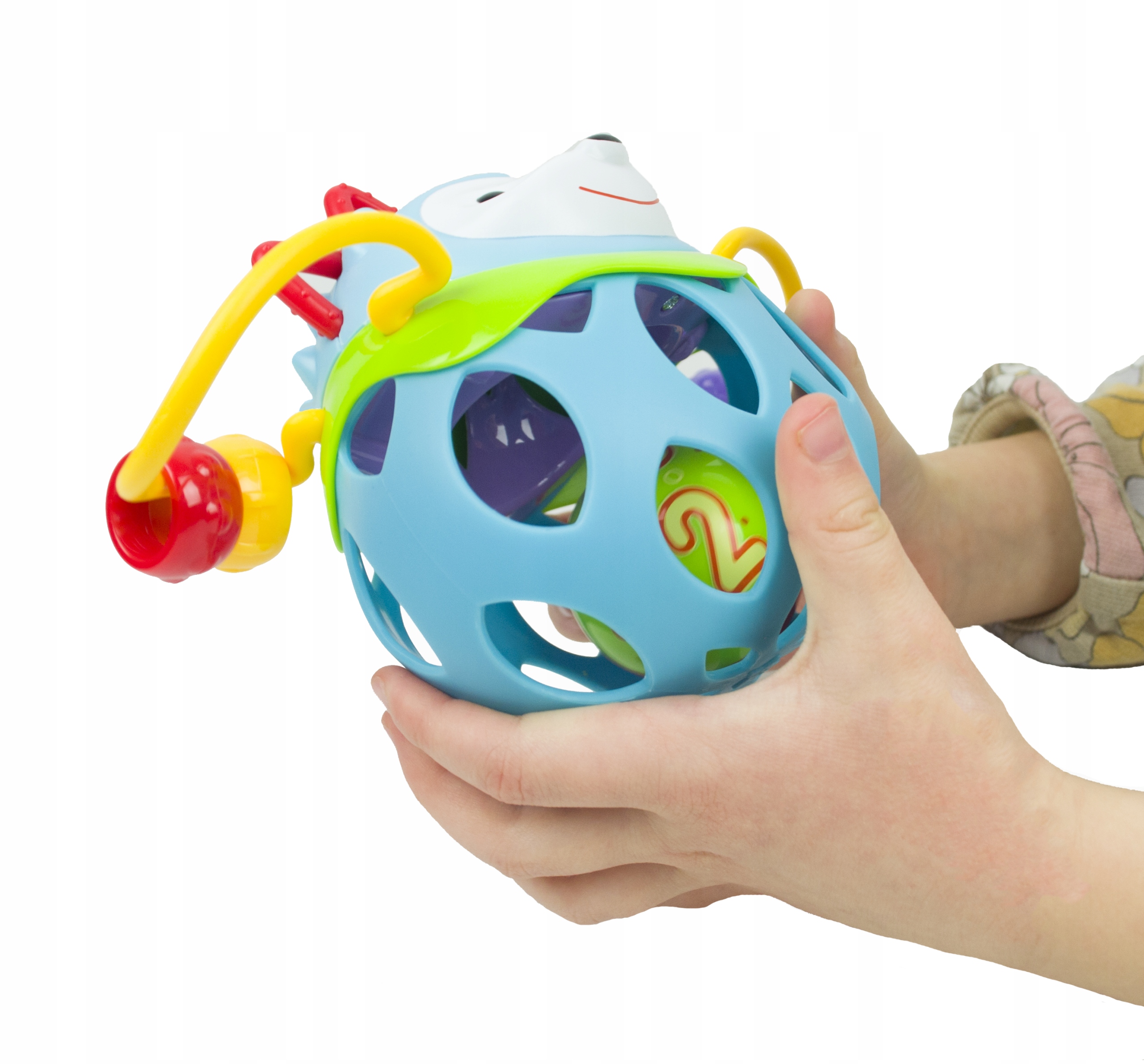 GRZECHOTKA JEŻ SENSORYCZNA ZABAWKA GUMOWY GRYZAK