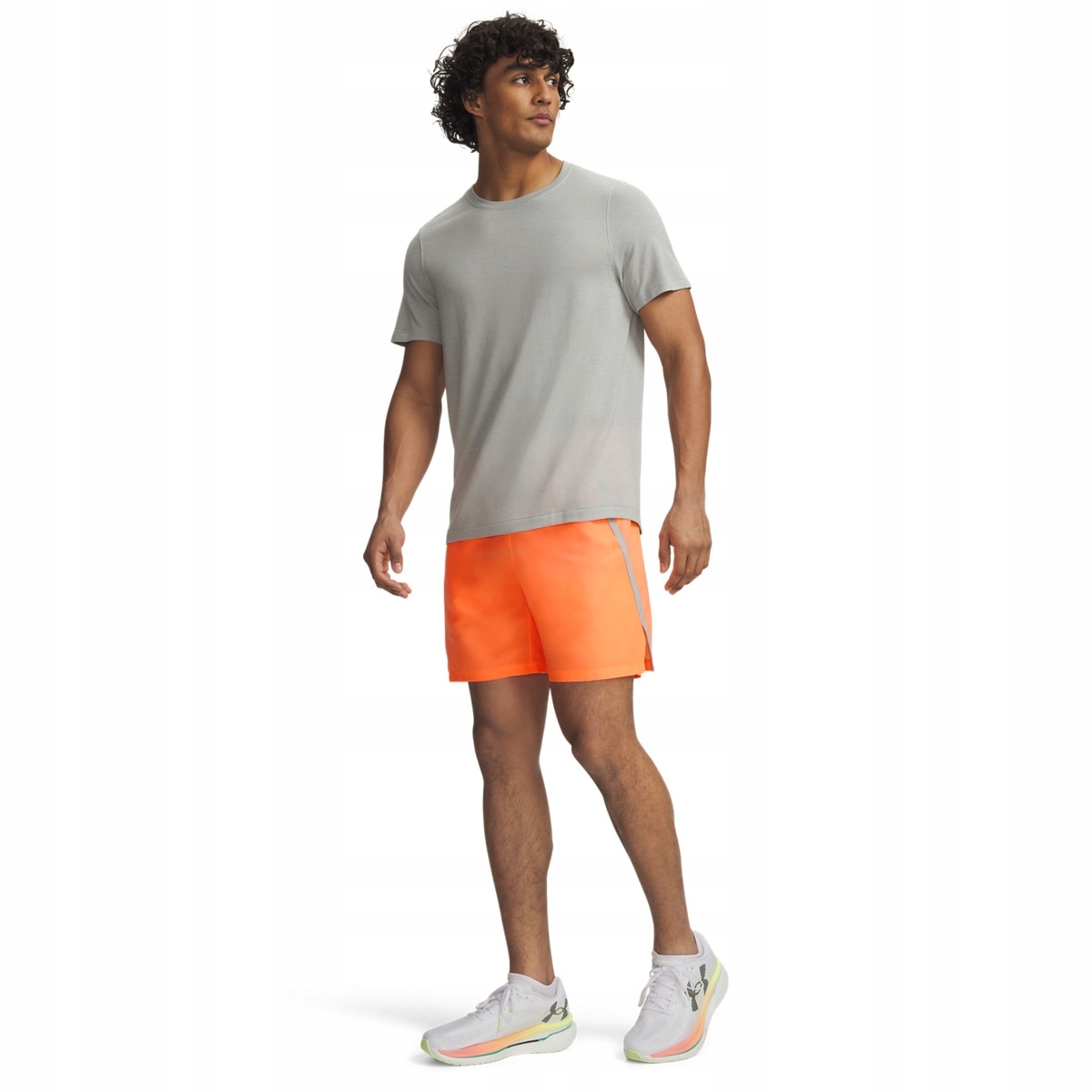 Męskie spodenki do biegania Under Armour Launch 7 Short Pomarańczowy L