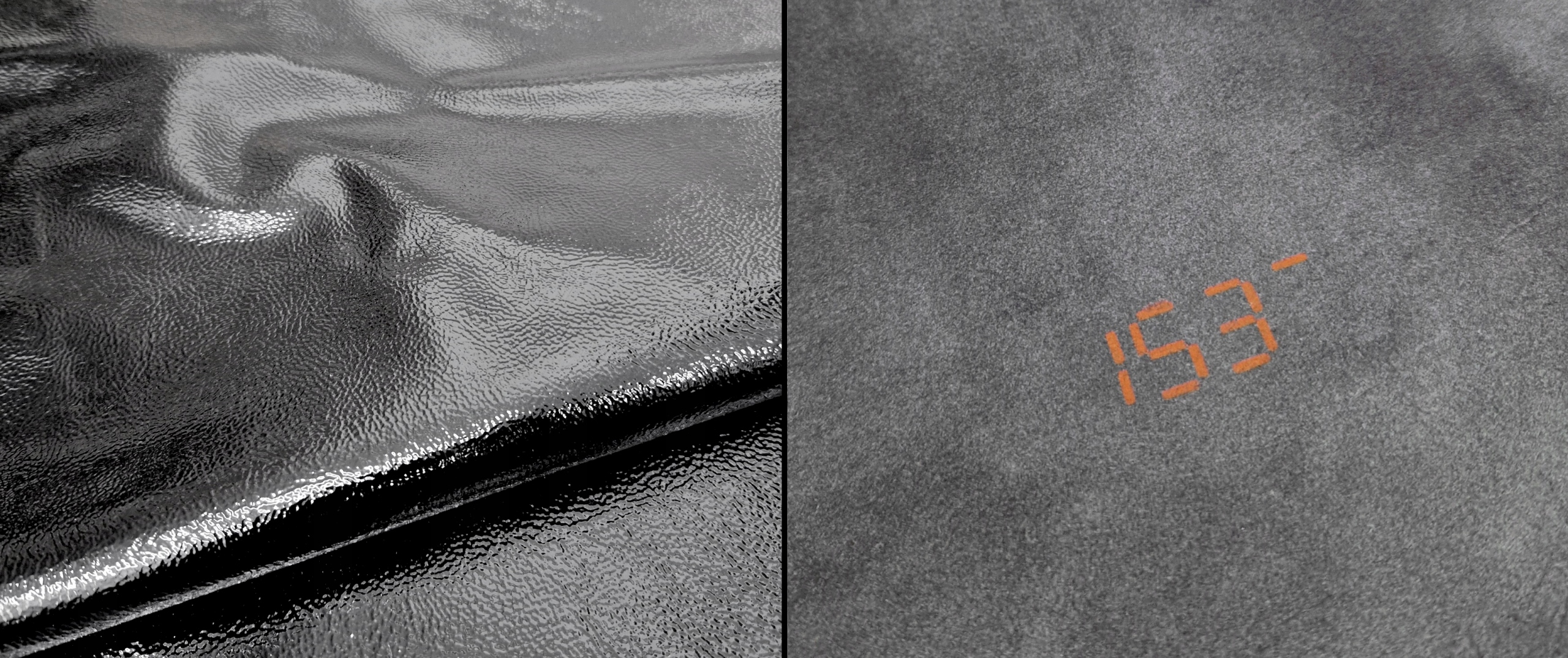 Přírodní Kůže Blám Lalok Naplak Nero Leather 1,53m2