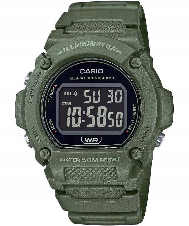 Hodinky Casio Digital Casio-W-219HC-3BVEF