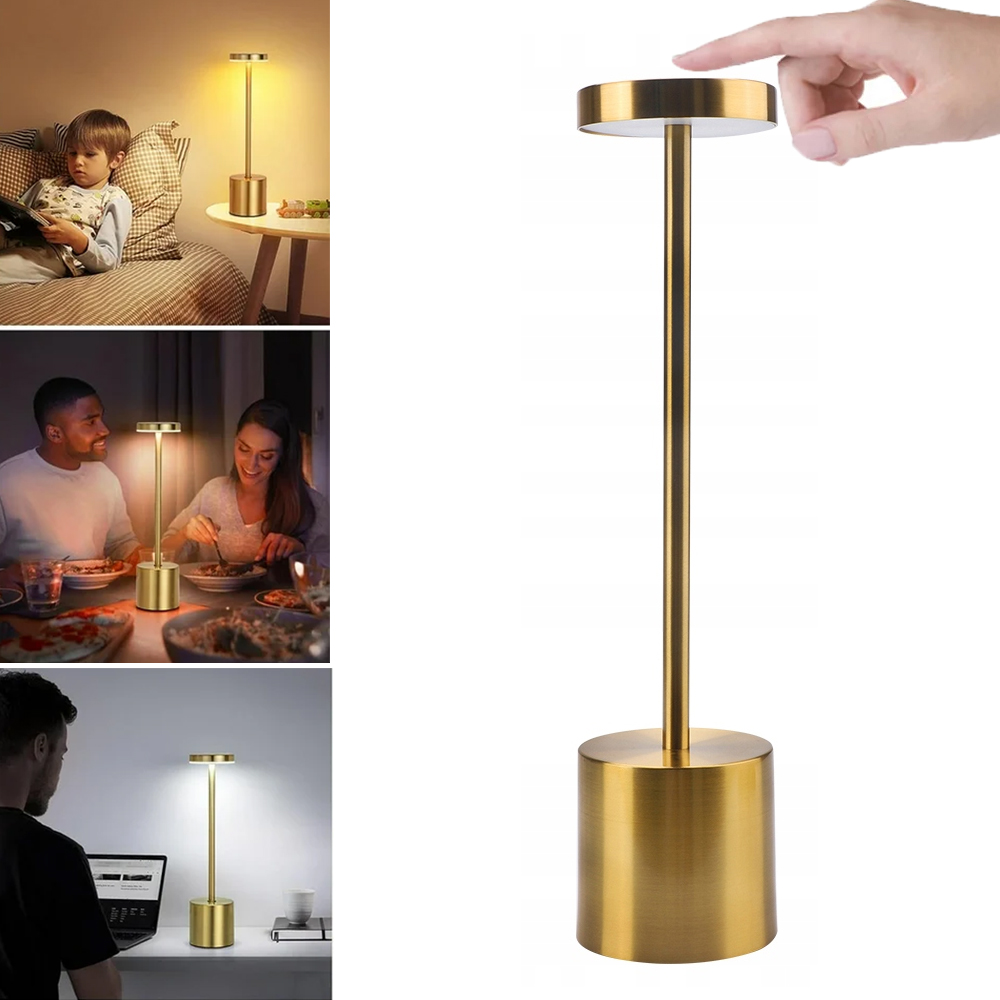 NOWOCZESNA LAMPA LED LAMPKA STOŁOWA NOCNA BIURKOWA DOTYKOWA USB NA STÓŁ