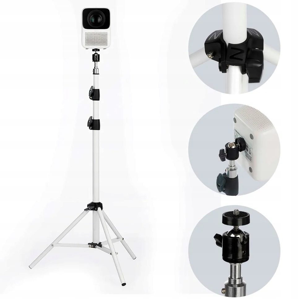 Stojak składany podłogowy 1.7m dla projektora Wanbo X1 T1 T2 T6 360° 170cm