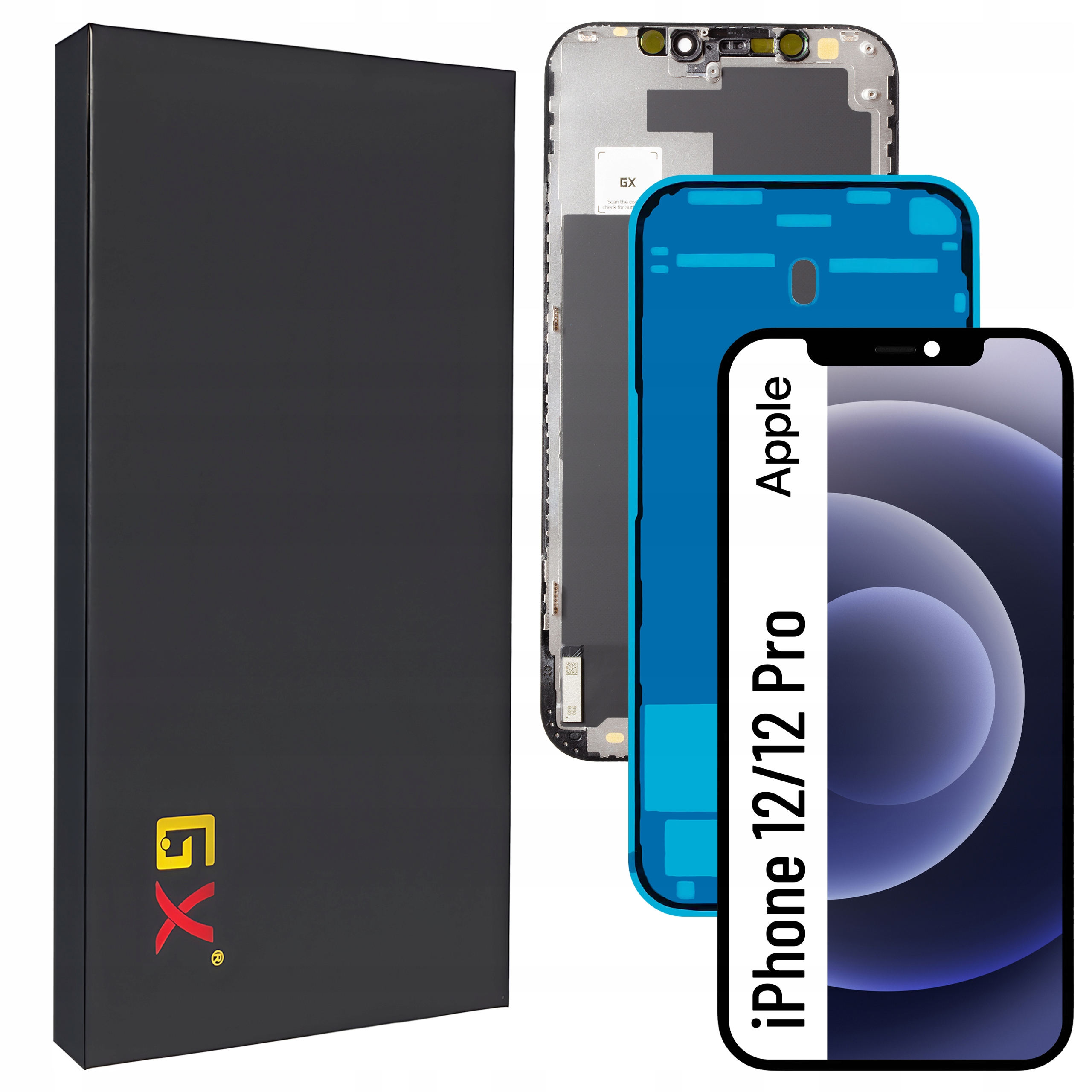 A2172 A2407 A2341 LCD pro iPhone 12 12 Pro Displej Matrix Gx Oled