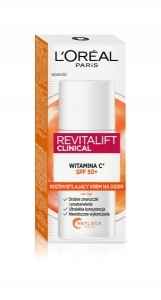 Revitalift Clinical Fluid na obličej 50 ml Vitamín C Spf 50+ Rozjasňující