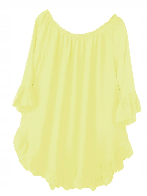 

Bluzka Tunika Hiszpanka Giallo 38 40 42 /44 Italy
