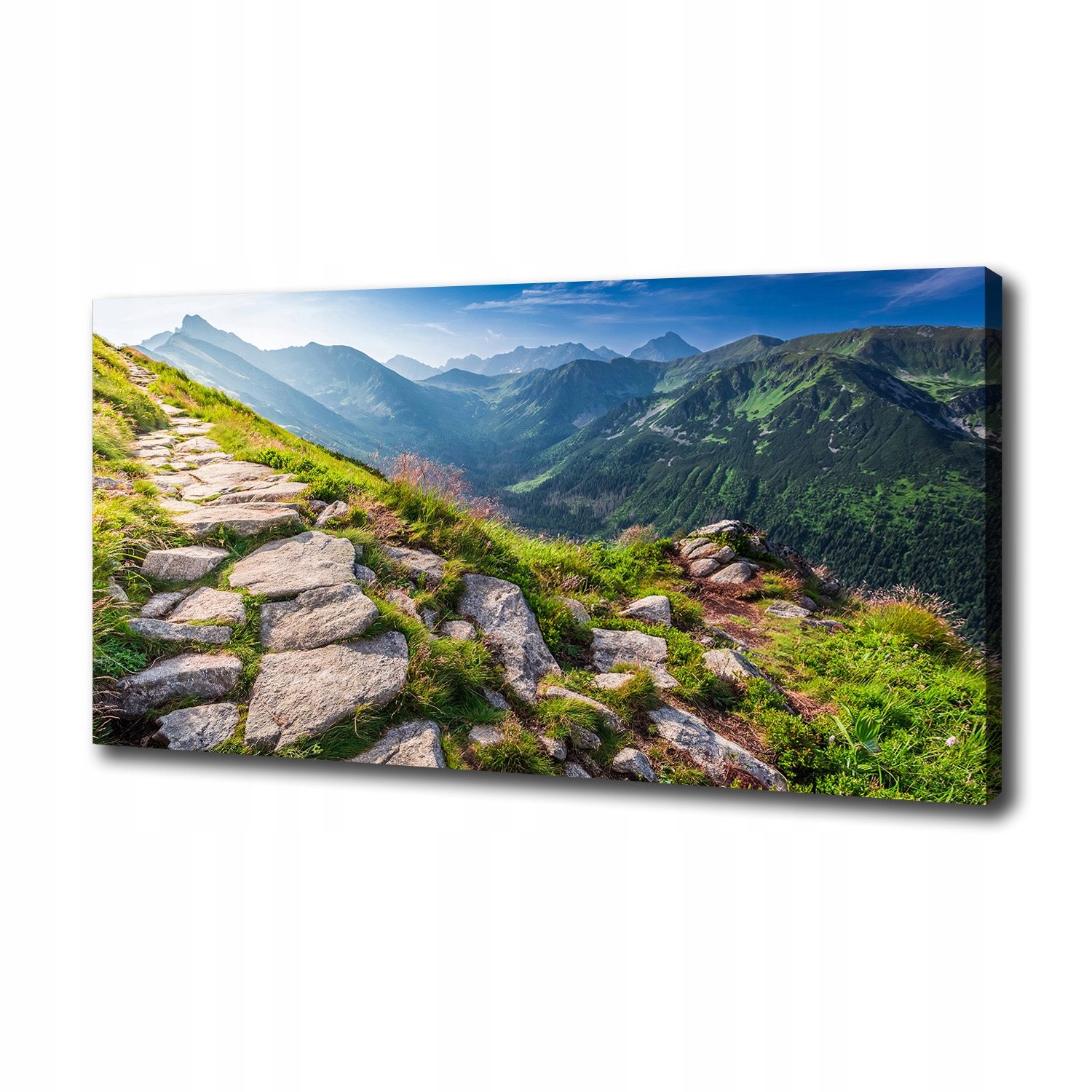 Fotoobraz obraz na plátně Východ slunce v Tatrách 125x50 cm