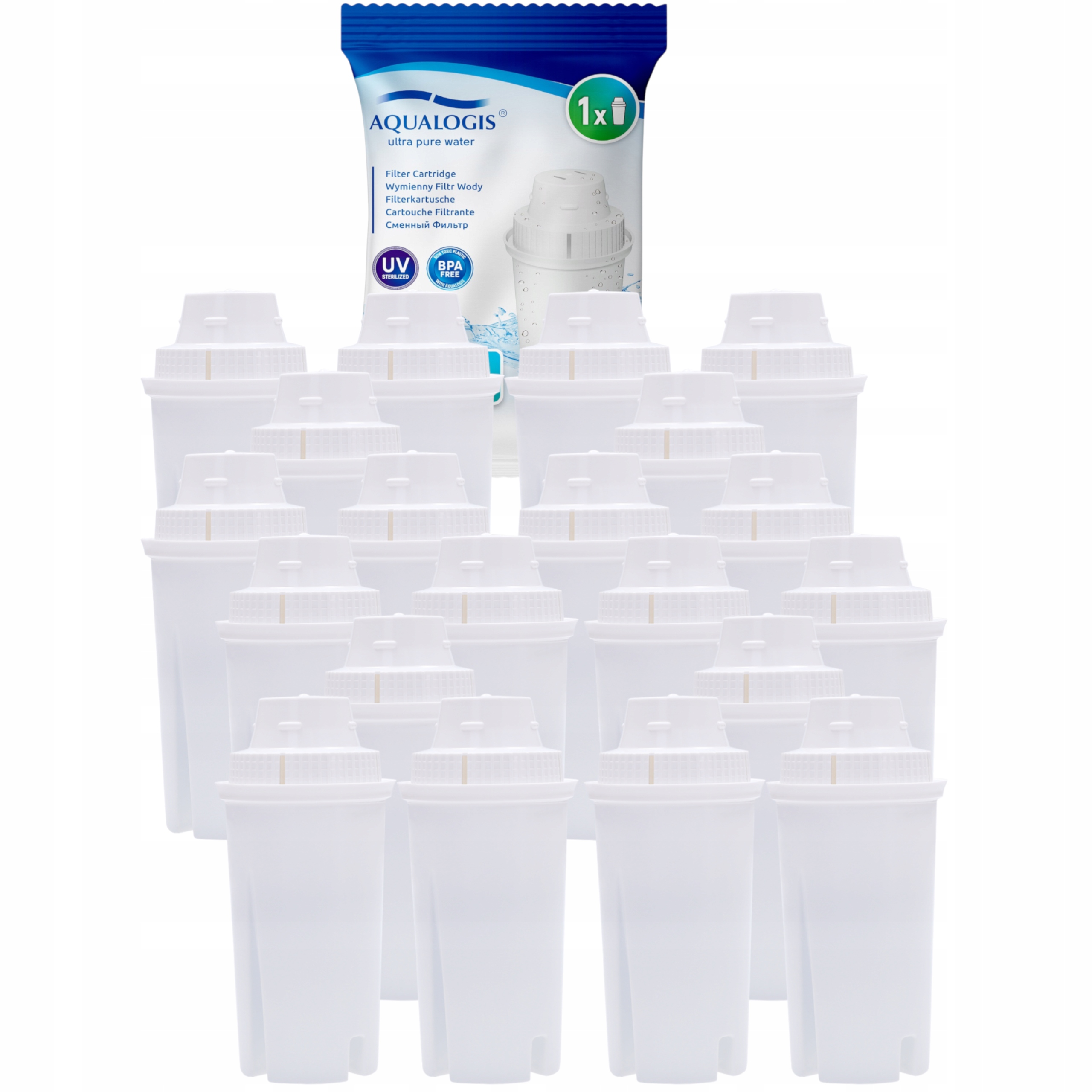 Filtrační Vložka Aqualogis Unix Do Filtrační Konvice Brita Dafi Náhrada 20X