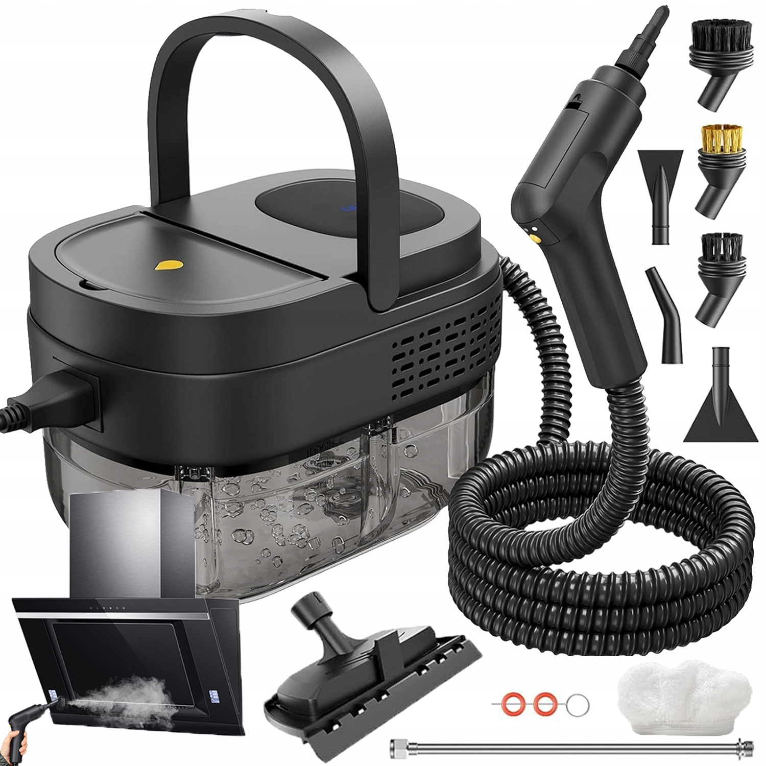 Parní Čistič 2500W 1600ML Čistič Steamer Vysokoteplotní Parní Čistič