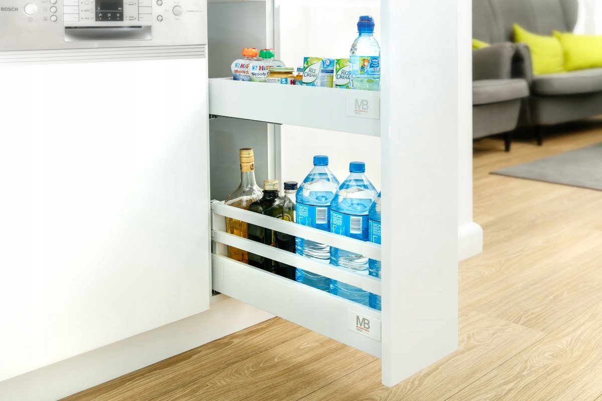 SZUFLADA MODERN BOX GTV WYSOKA L500 H210 SZARA CICHY DOMYK PEŁNY WYSUW 40KG Kod producenta PB-KW-KPL500C