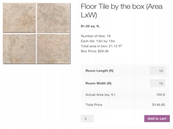 Wtyczka Woocommerce Measurement Price Calculator Rodzaj szablony