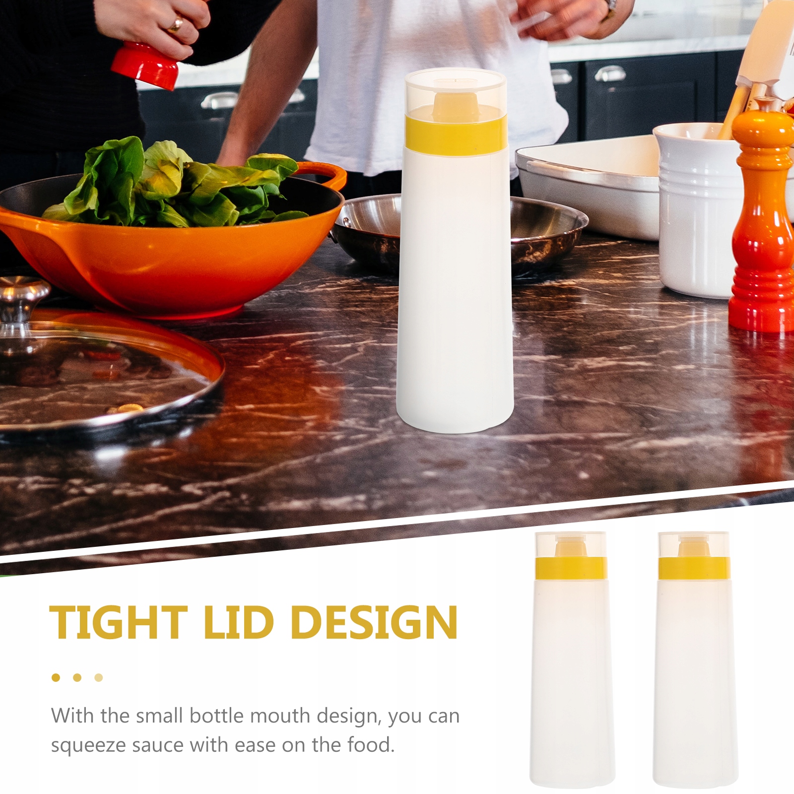 Wyciśnij butelkę z sosem Stan opakowania oryginalne