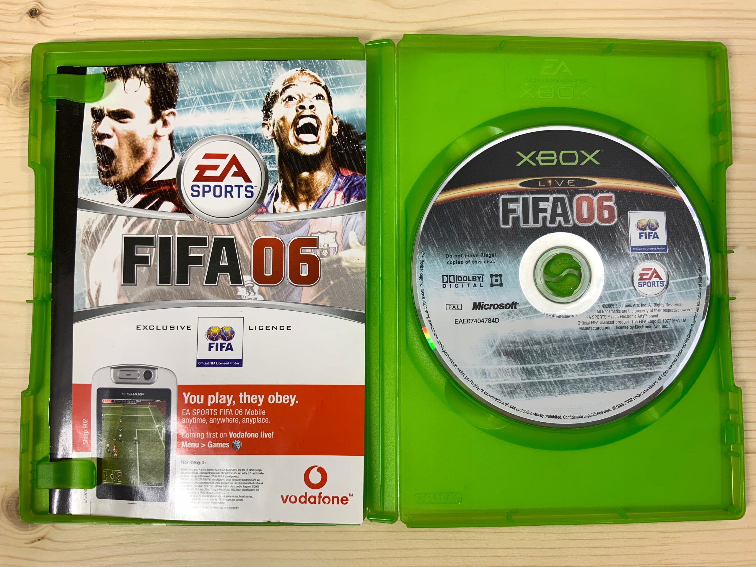 FIFA 06 płyta bdb+ XBOX CLASSIC EAN (GTIN) 5030946045754