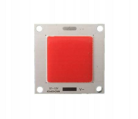 

Czerwona Dioda Moduł Led Cob 50W 12-14V Moc Stop