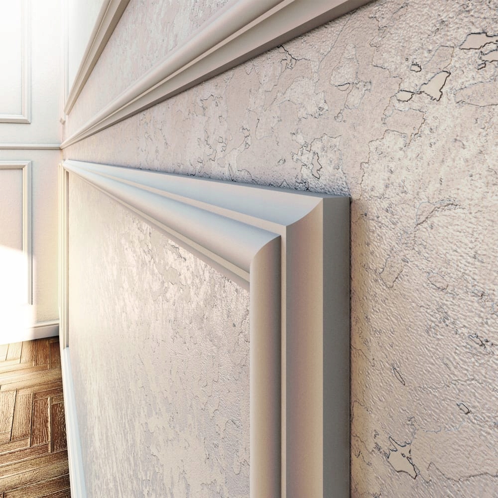 Listwa ścienna dekoracyjna SL04 - 4cm Twarda