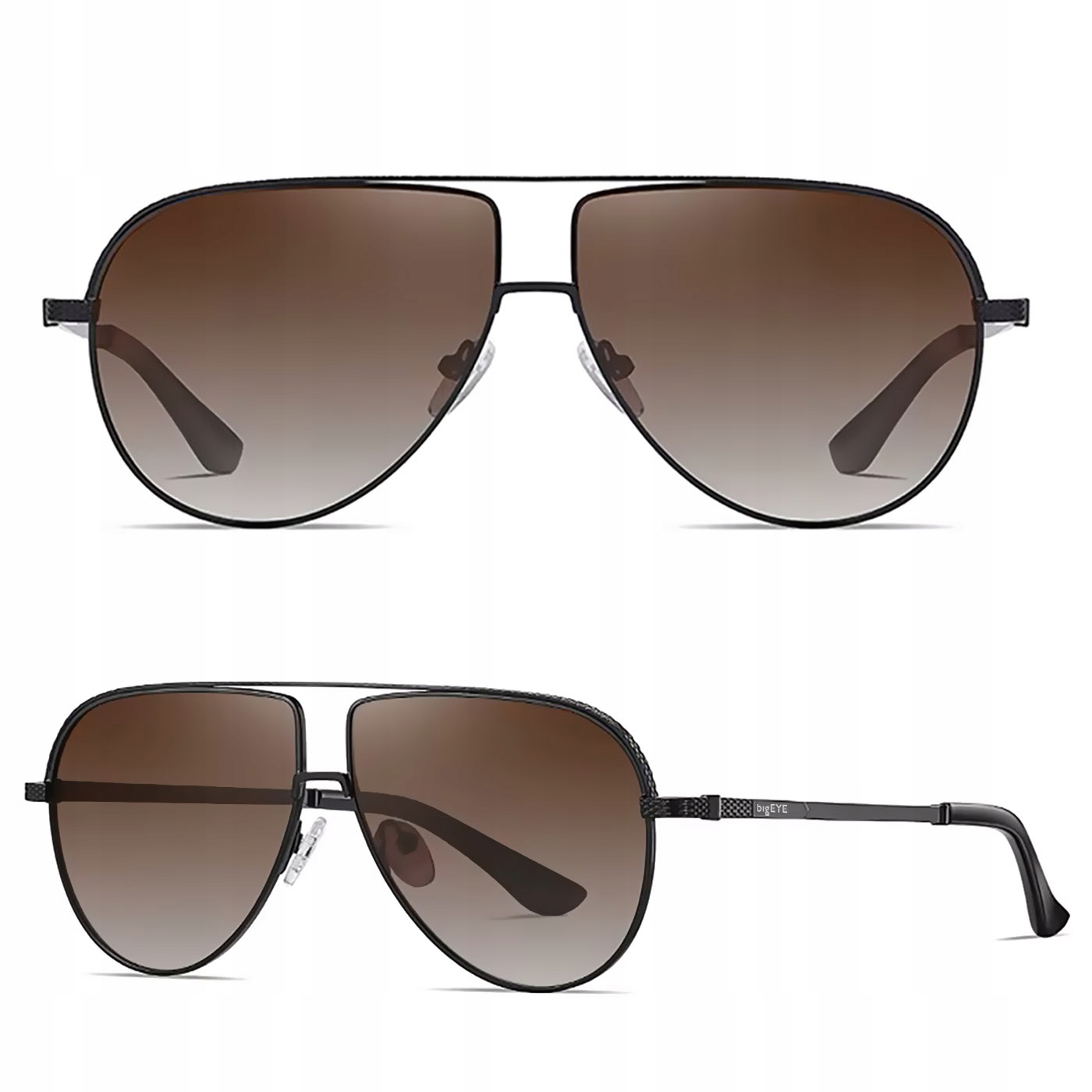 bigEYE Pilot Polarizační Sluneční Brýle Pilotky Awiatorki Hq Hd
