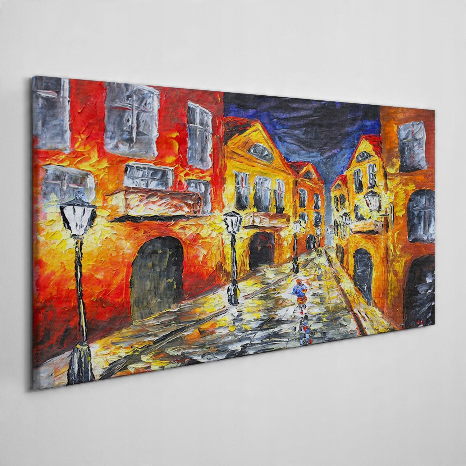 

Obraz na płótnie do salonu Miasto ulica noc 120x60