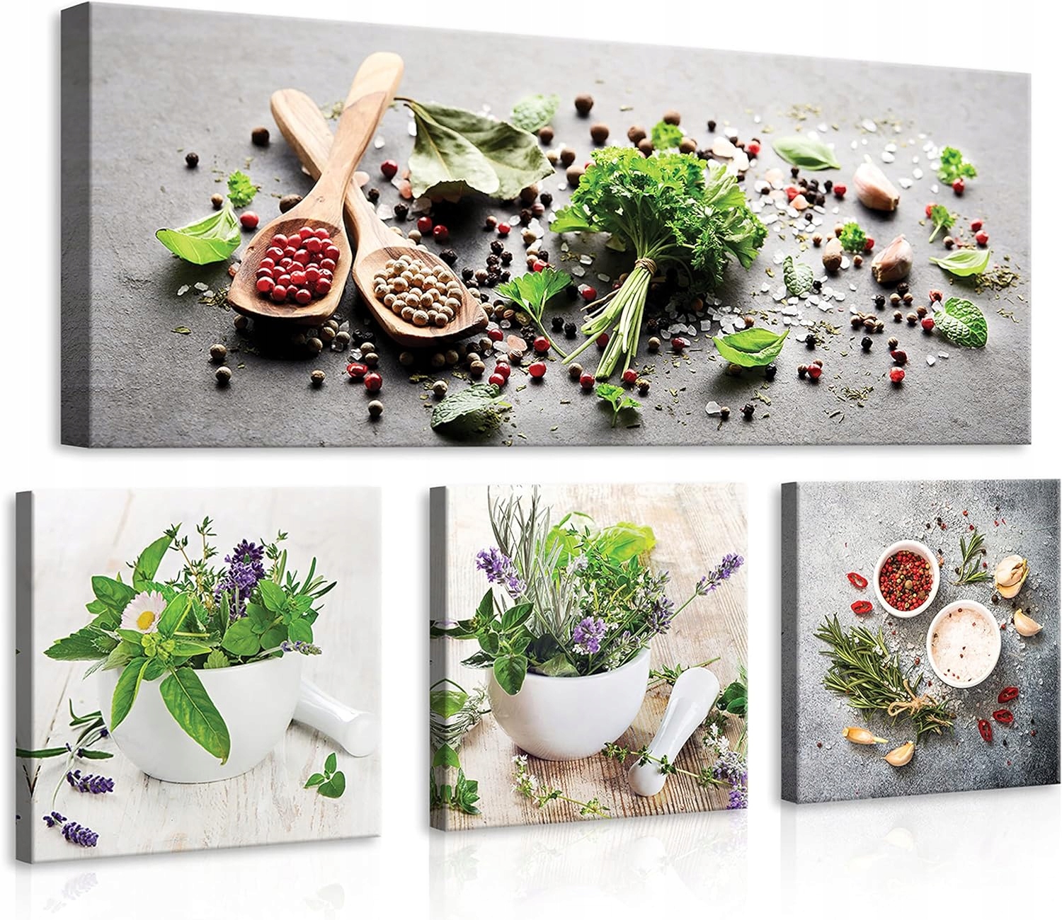 Obraz 80x55 Bylinky koření kulinářství kuchyně svěžest příroda aroma