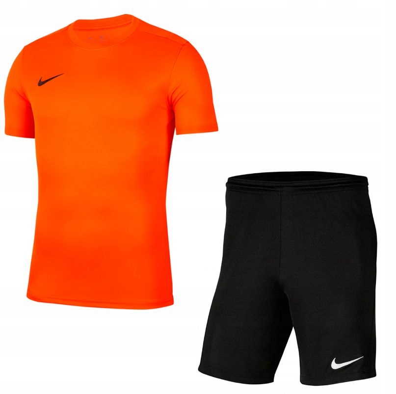 Oranžový fotbalový komplet Nike Park VII kraťasy tričko vel. S