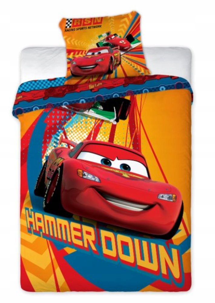 

Pościel dziecięca Cars Auta 160x200 Disney