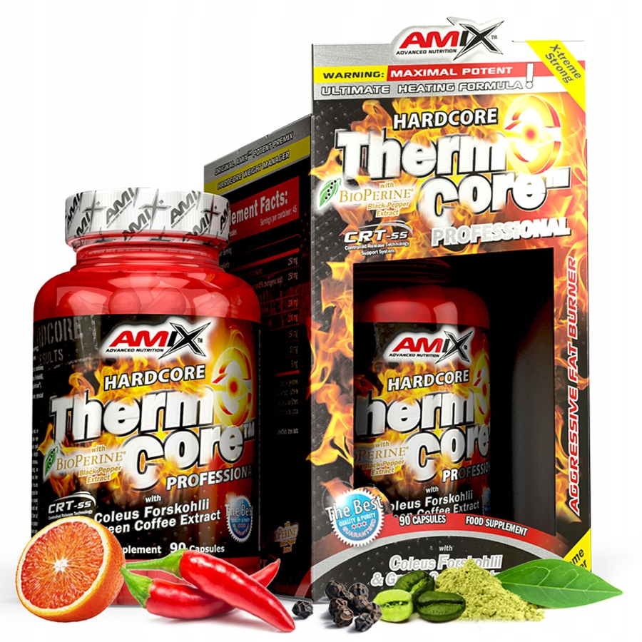 Amix Thermocore Proferssional Silný termogenik – spalovač tuků, reduktor