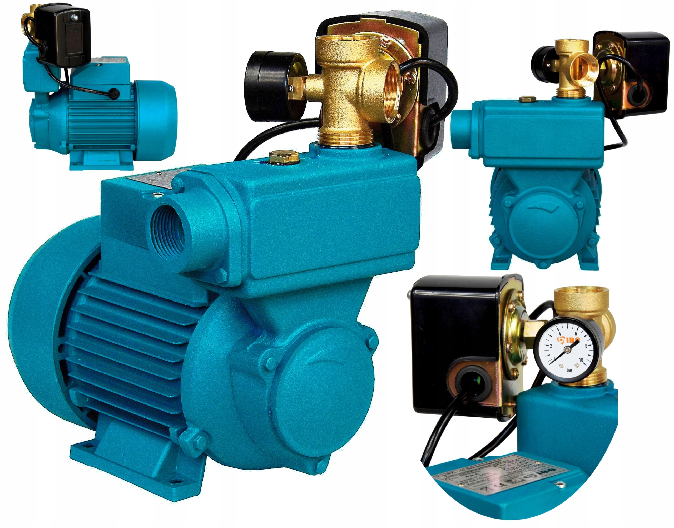 Hydroforová Pumpa 750 S Príslušenstvom Wz 750 Samonasávacia Hydroforová Ibo