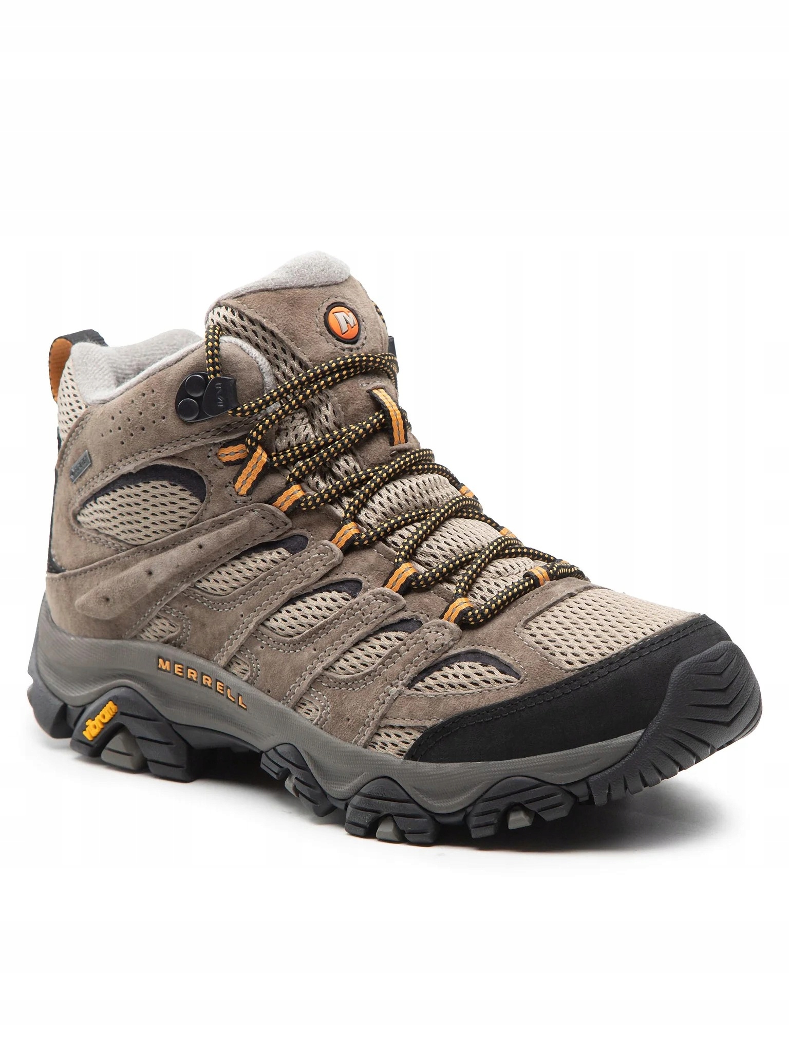 Merrell Pánské Trekové Boty S Kůží, Béžové, Velikost 46,5 6PA