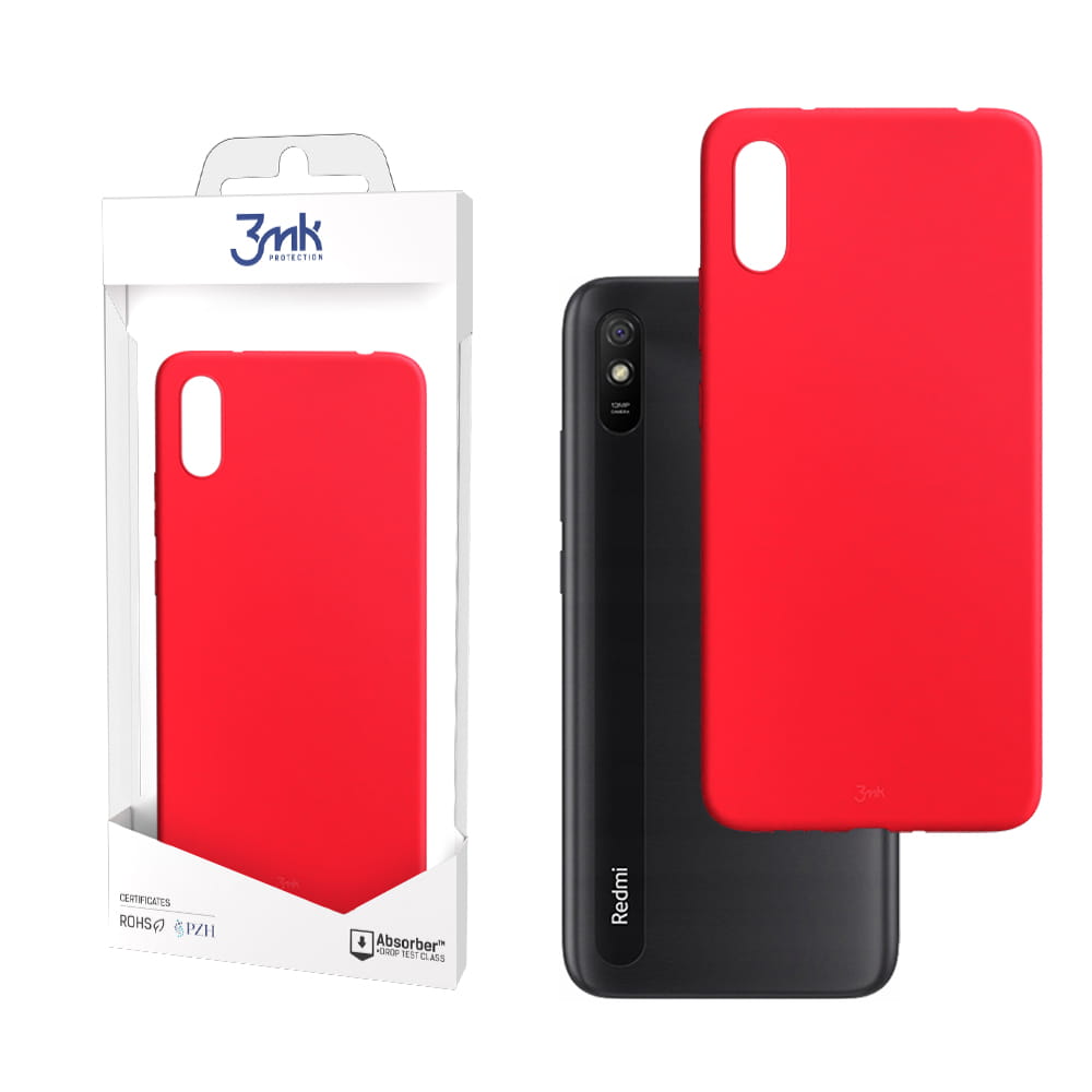 

Czerwone odporne etui do Xiaomi Redmi 9A 3mk Case
