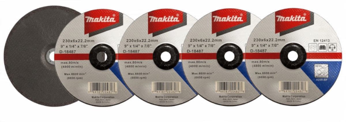 

Zestaw 5 Tarcz Ściernych Makita 230mm D-18487