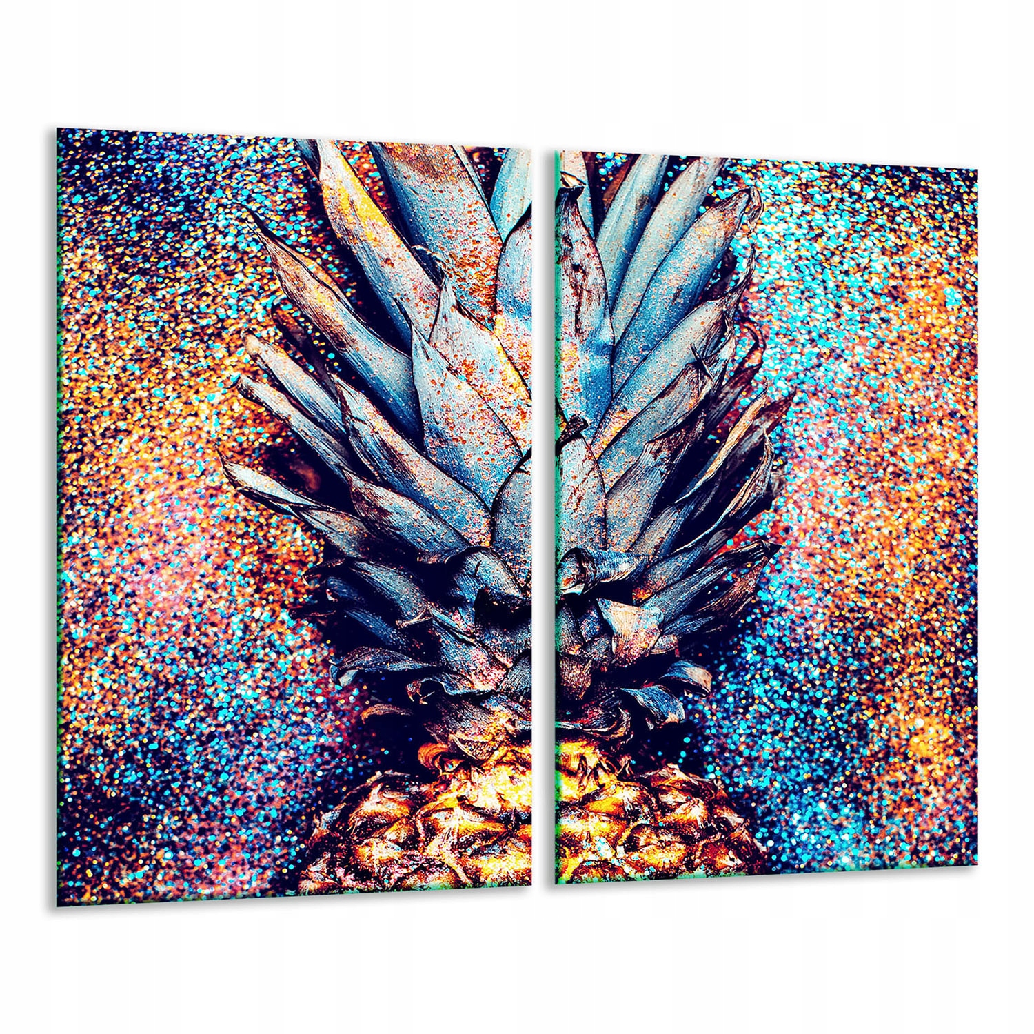 Skleněná Krájecí Deska 2x 30x52 Ananas 7v1