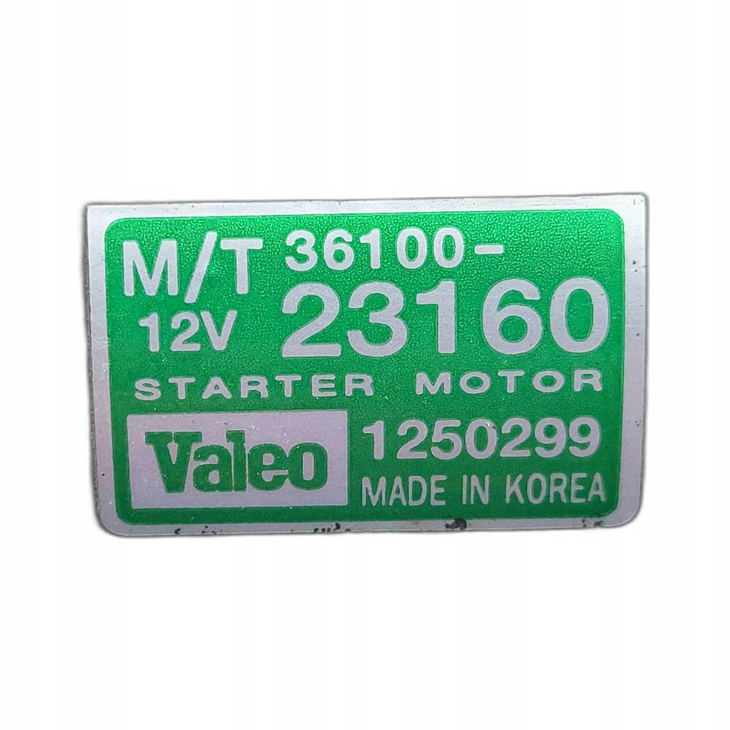starter HYUNDAI TUCSON 2.0 16V 36100-23160
