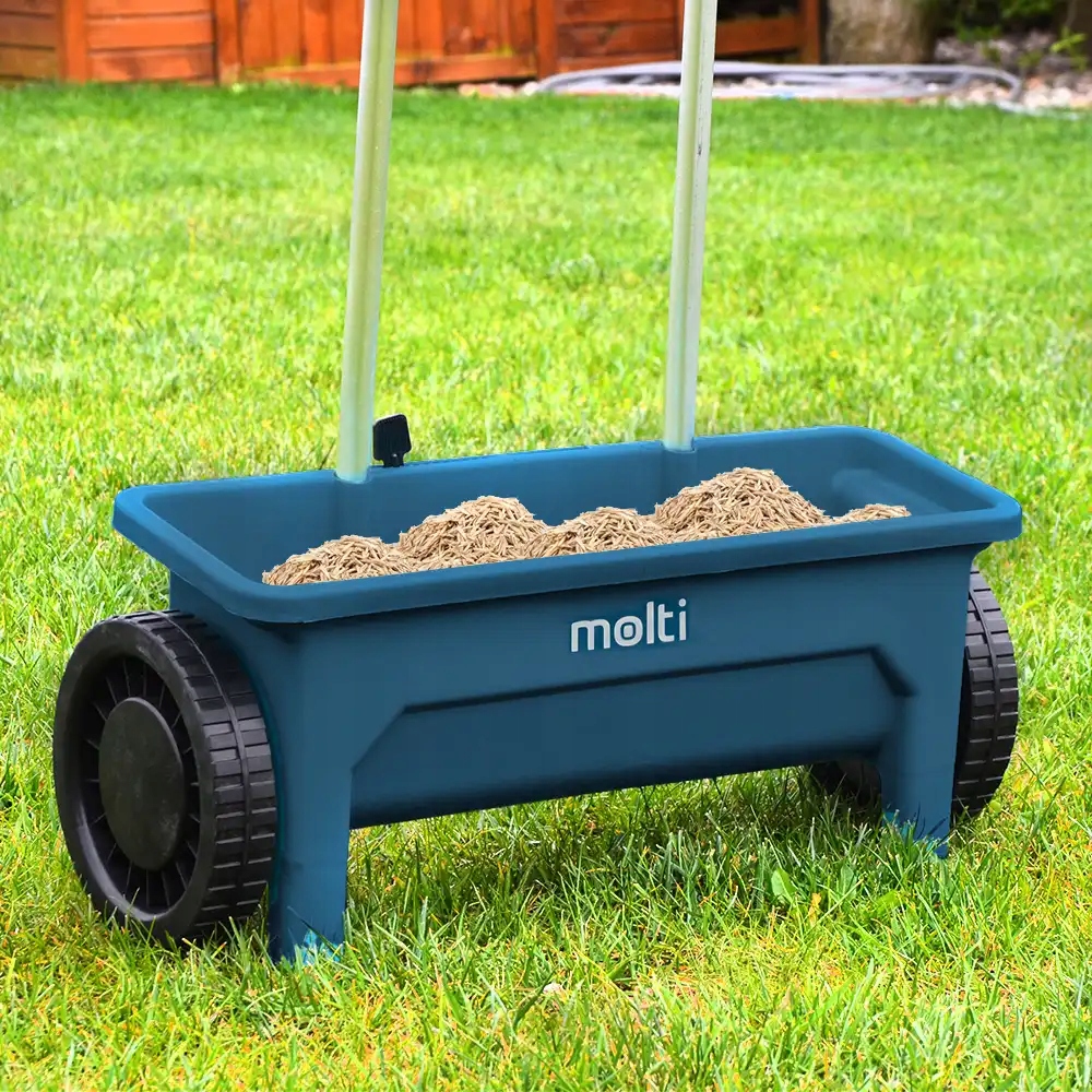 Siewnik do trawy nawozu soli rozsiewacz ręczny 12l molti Zasilanie ręczne