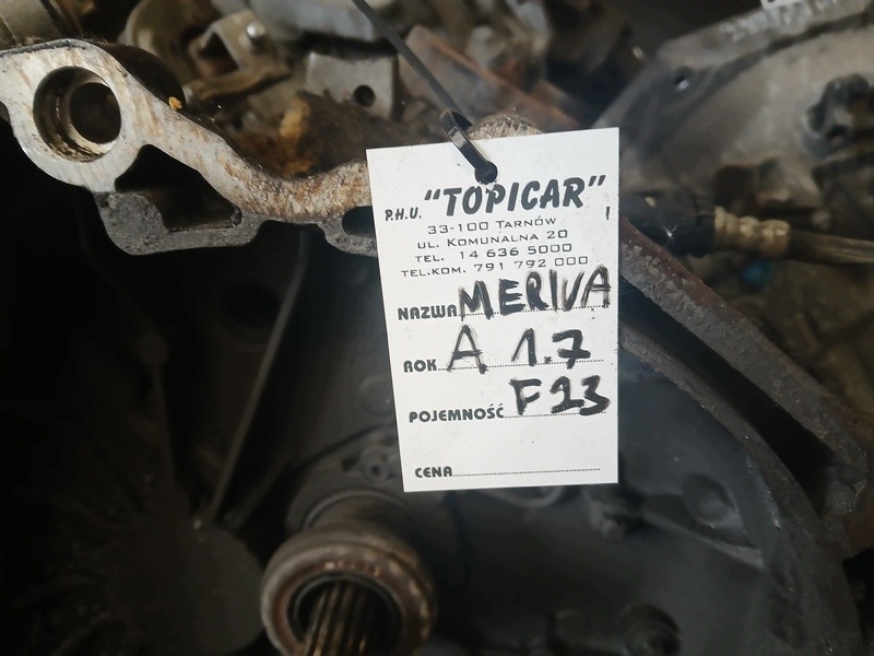 getriebe OPEL MERIVA A 1.7 F23 90DNI GWARAN