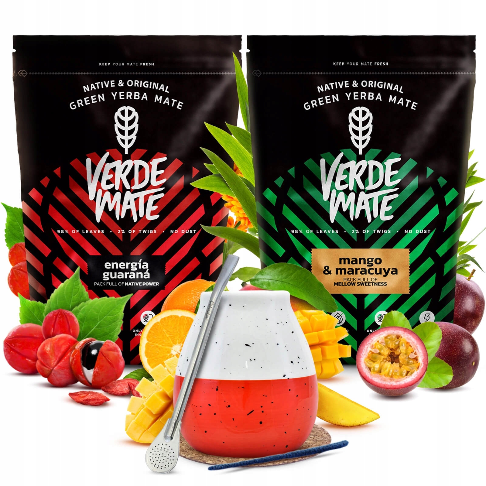 Yerba Startovací sada Mate Tykwa Bombilla 2x0,5kg