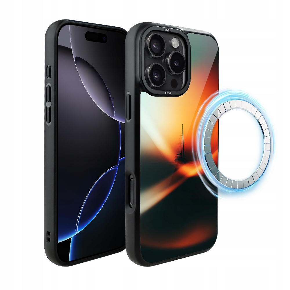 Pouzdro pro iPhone 16 Pro Max Ibizu DropGuard Matt s MagSafe, Golden Hour