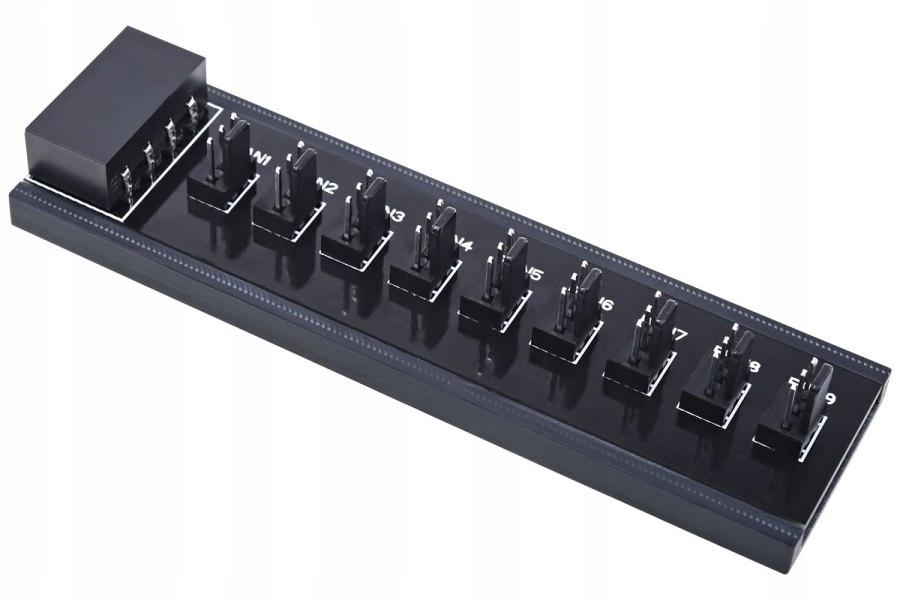 Multiconnector PCB 9x3pin Phobya Fan Splitter PCB