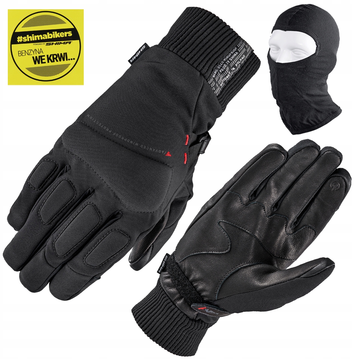 Motocyklové Rukavice Shima Oslo Wind Men Krátké Větruvzdorné Dárek