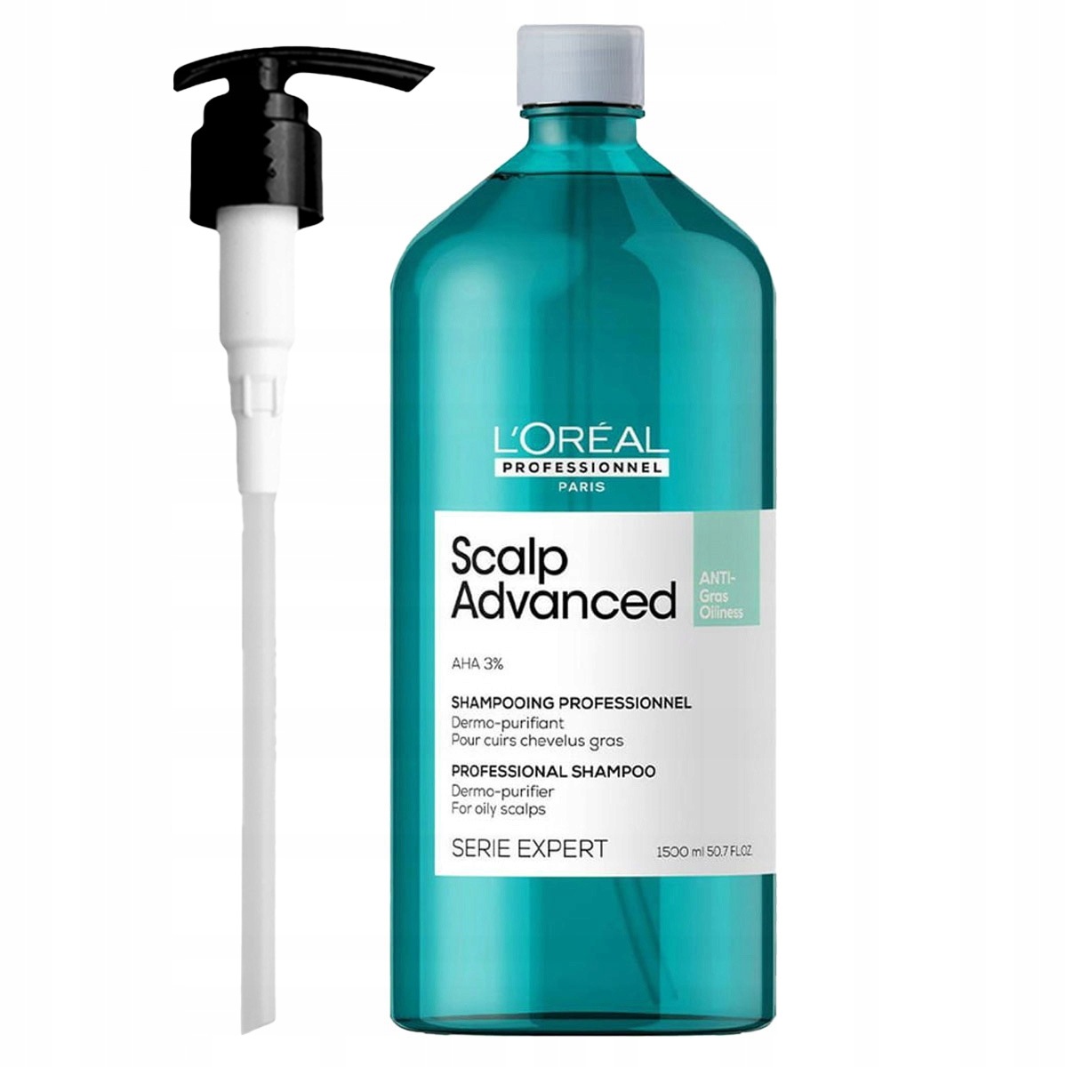 Loreal Scalp Advanced Anti-Grass szampon do włosów tłustych 1500ml pompka
