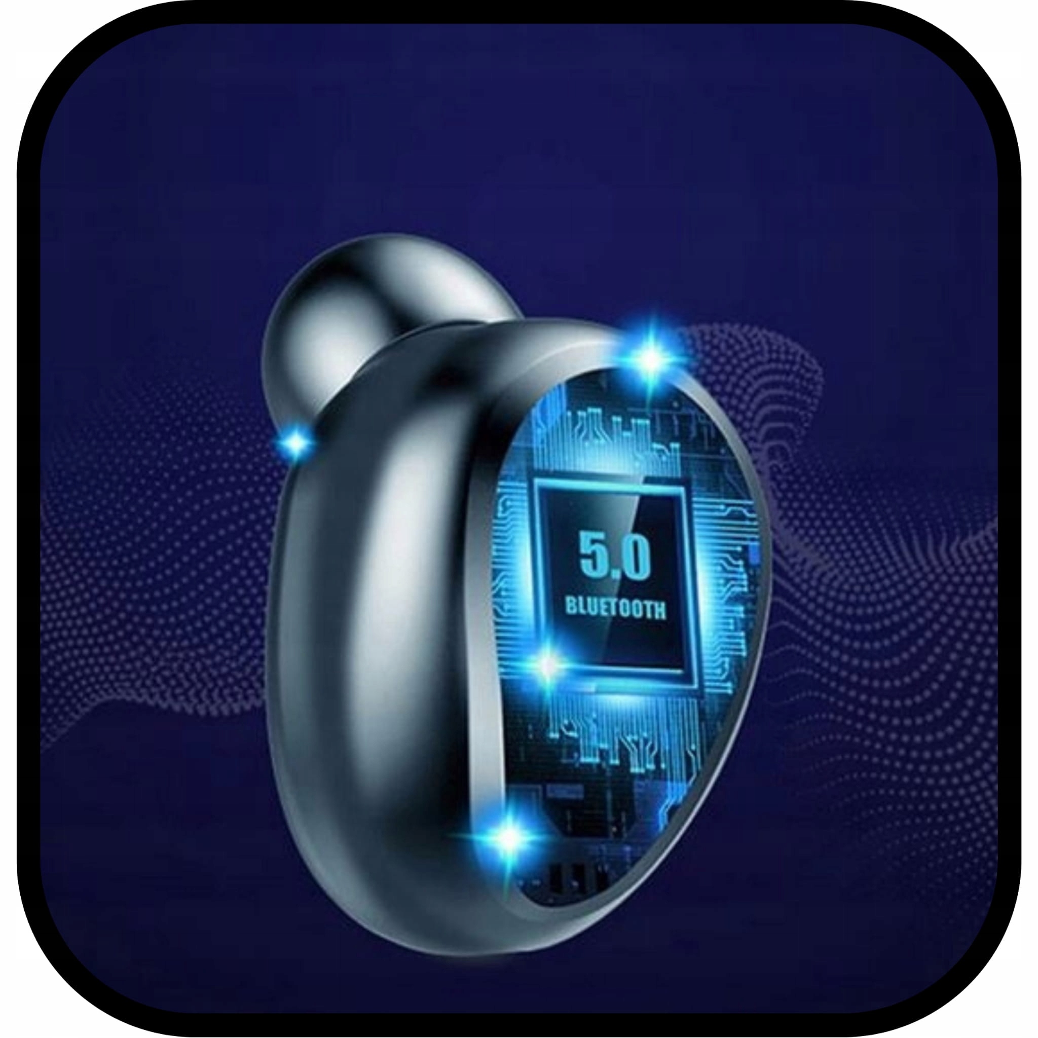 SŁUCHAWKI BEZPRZEWODOWE BLUETOOTH 5.1 F9 - PRO MODEL 2023 TWS + POWERBANK Transmisja sygnału Bluetooth
