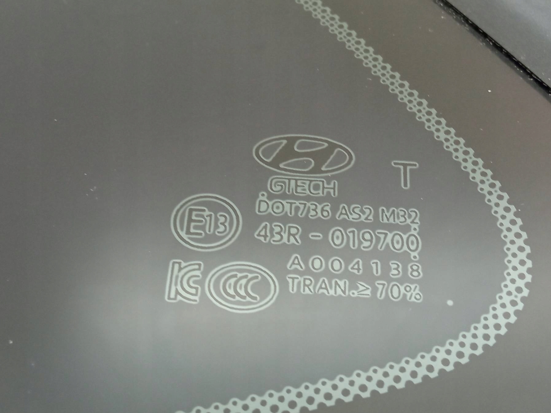 window bodywork Hyundai Veloster II (2018-2022)