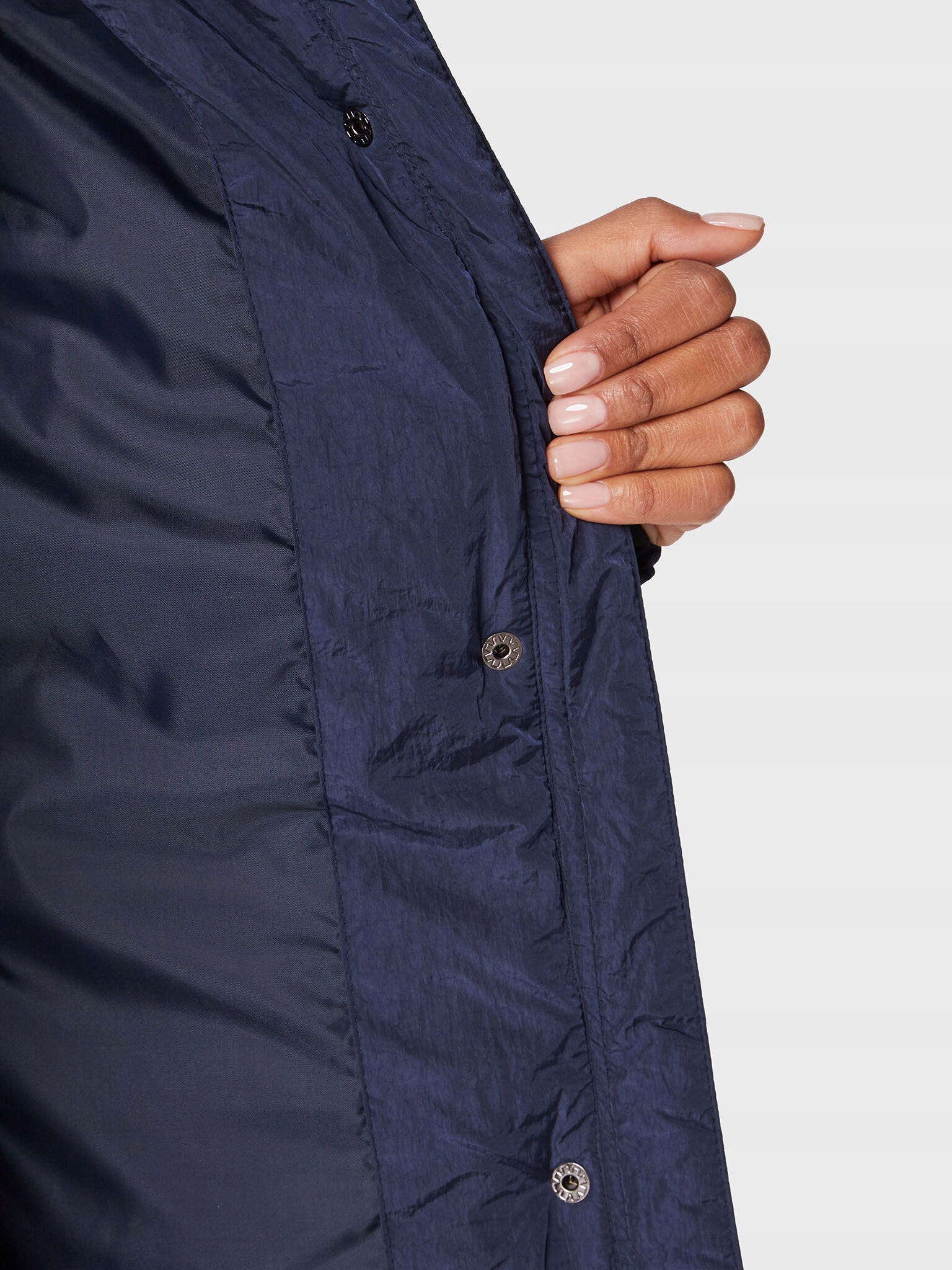 Fransa Kurtka puchowa Bac 20610815 Granatowy Regular Fit