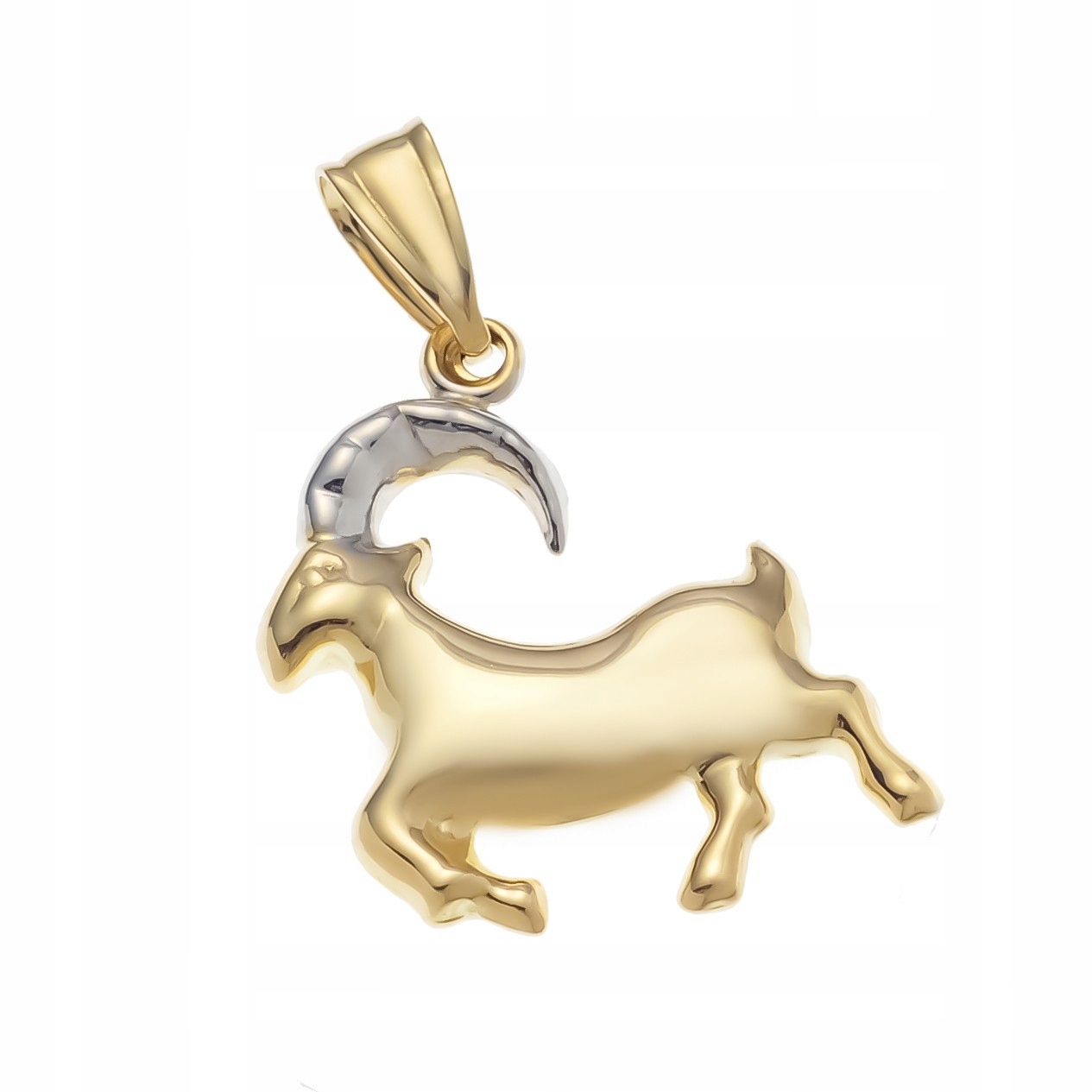 Zlatý přívěsek s přívěskem znamení zvěrokruhu kozoroh figurka