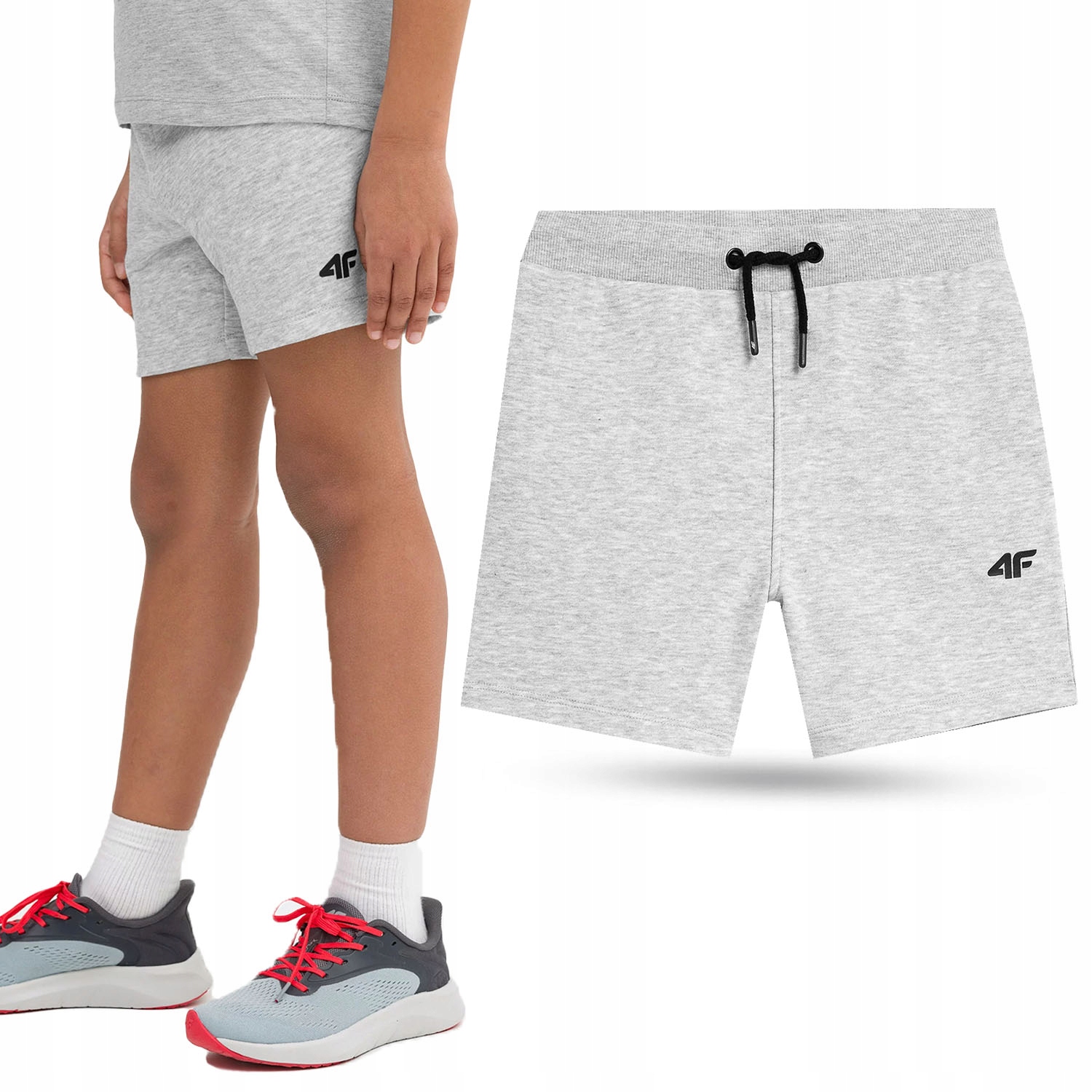 DZIECIĘCE SPODENKI DRESOWE 4F BAWEŁNIANE CHŁOPIĘCE Liczba sztuk w ofercie 1 szt.