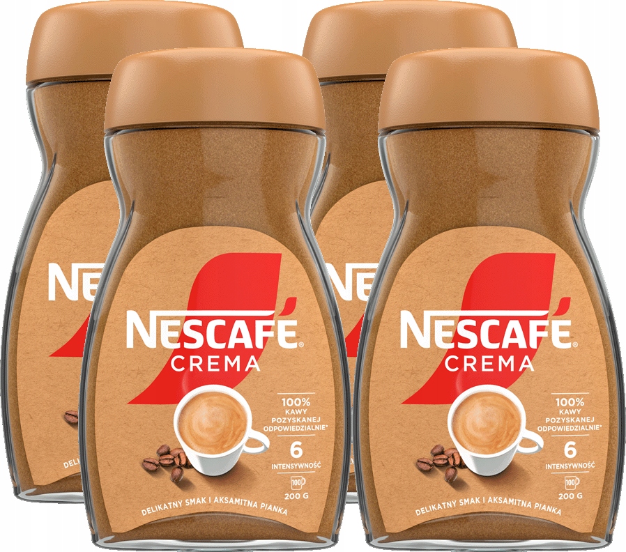 Kawa rozpuszczalna Nescafé Crema 200g x4