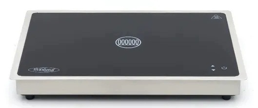 Płyta grzewcza indukcyjna 1000W 35.5cm 1 pole szklana Maxima 09371325