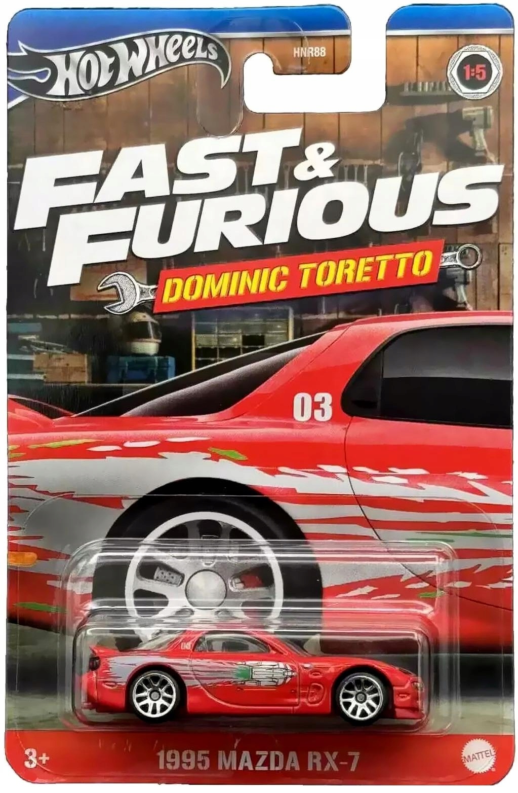 ミニカー Hotwheels FAST& FURIOUS MAZDA RX-7 Hot Wheels Fast Furious Mazda Rx 7 - Niska cena na Allegro