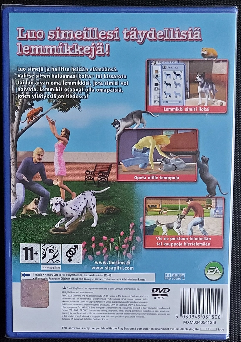 The Sims 2 Zwierzaki на PS2 nowa w folii EAN (GTIN) 5030930059675