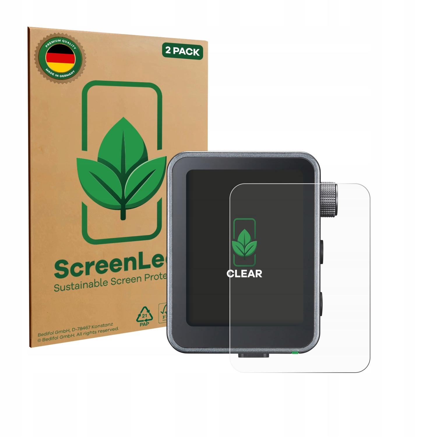 ScreenLeaf Ekologiczne Szkło Hartowane do Godox X3 Pro, 2 szt.